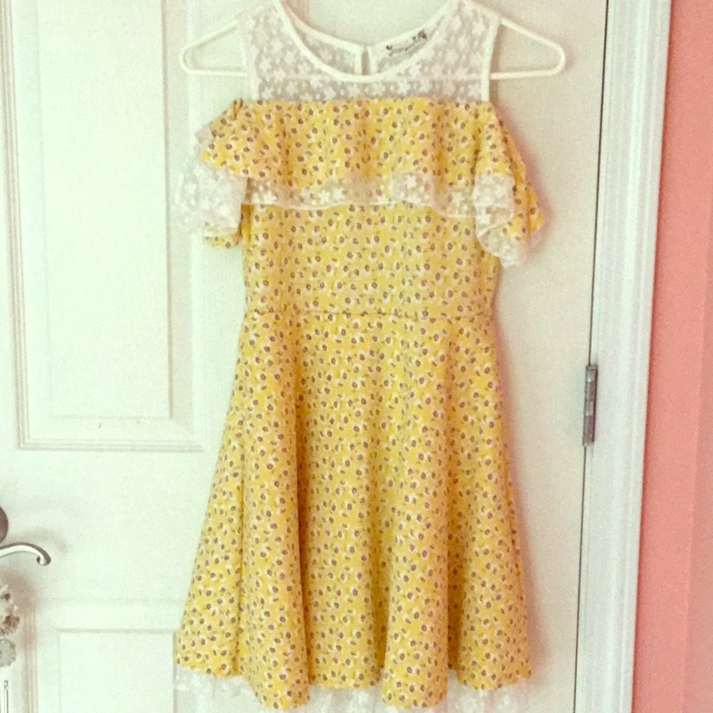 Cute kids flower summer dress
